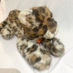 1970's Medium, Steiff Patchy the Leopard with original tag and button in ear